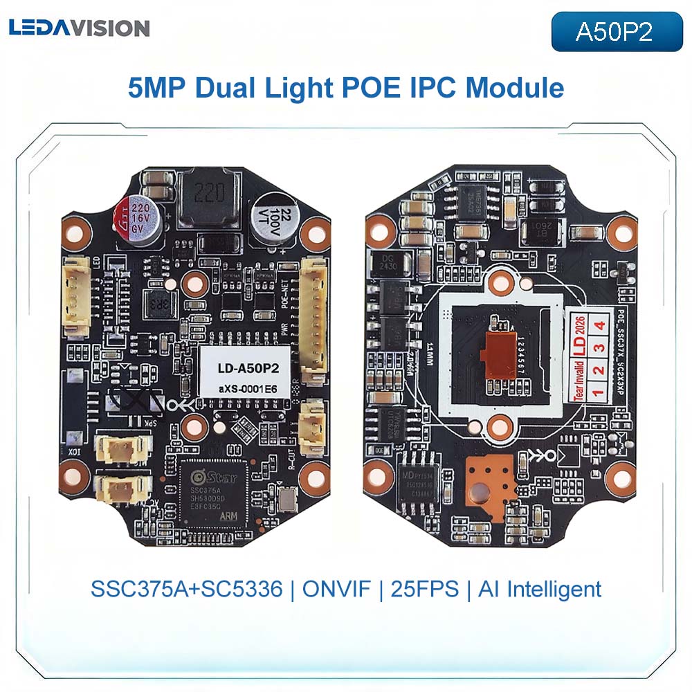 Outdoor Lighting No Electricity - Module de caméra IP POE A50P2