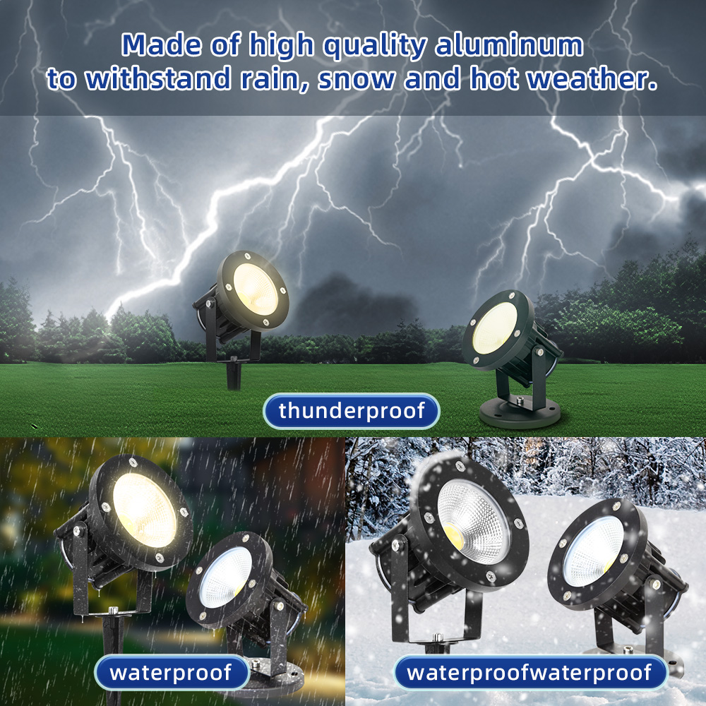 Outdoor Lighting B&Q - Lampe de jardin LED GU10, éclairage