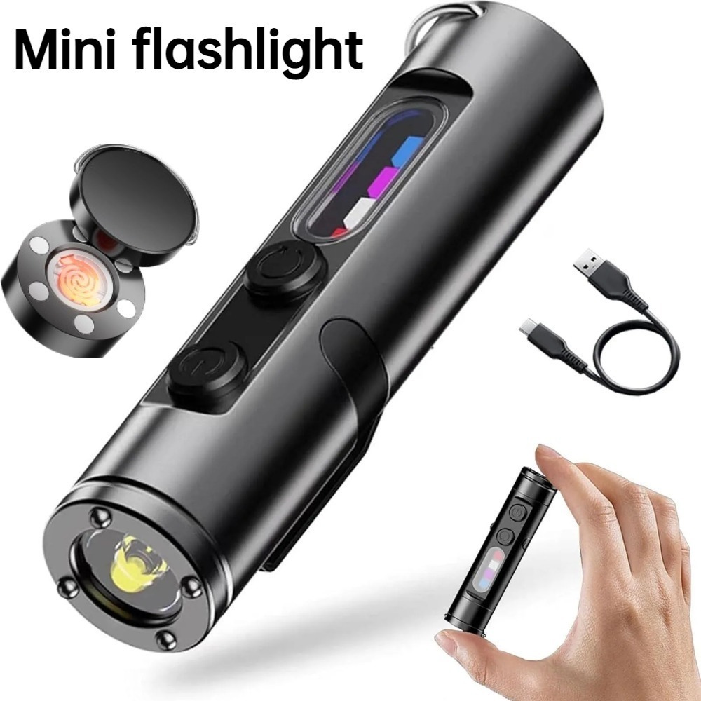Outdoor Lighting Types - Mini lampe torche d'extérieur rechargeable USB-C