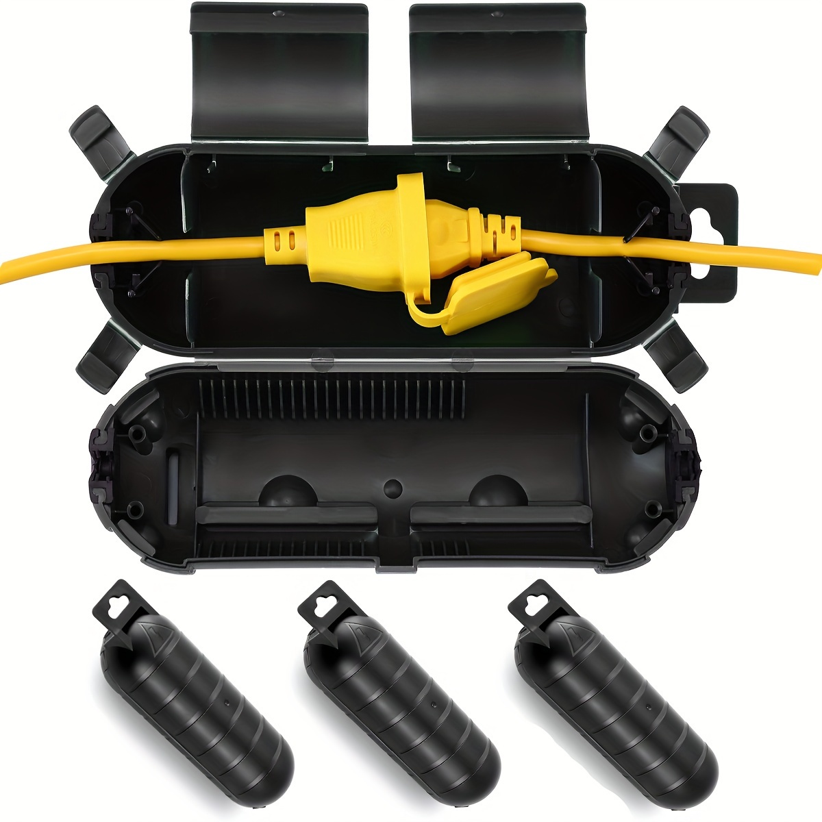 Outdoor Lighting Extension Cord - Couvercle de sécurité de protection de