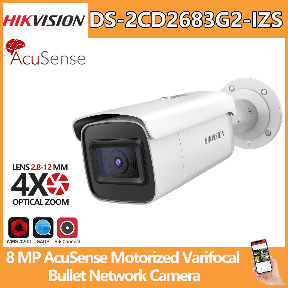 Outdoor Lighting No Electricity - Caméra IP Hikvision DS-2CD2683G2-IZS 8MP 4K
