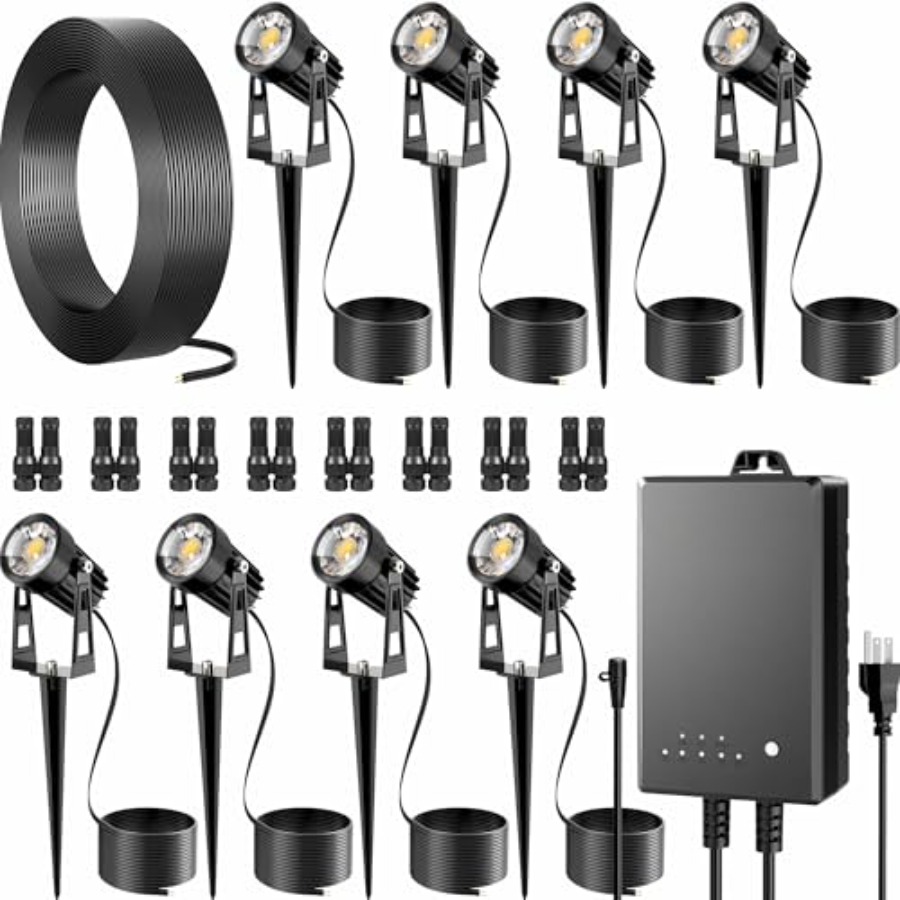 Outdoor Lighting Kits Low Voltage - Kit d'éclairage paysager extérieur tout-en-un basse