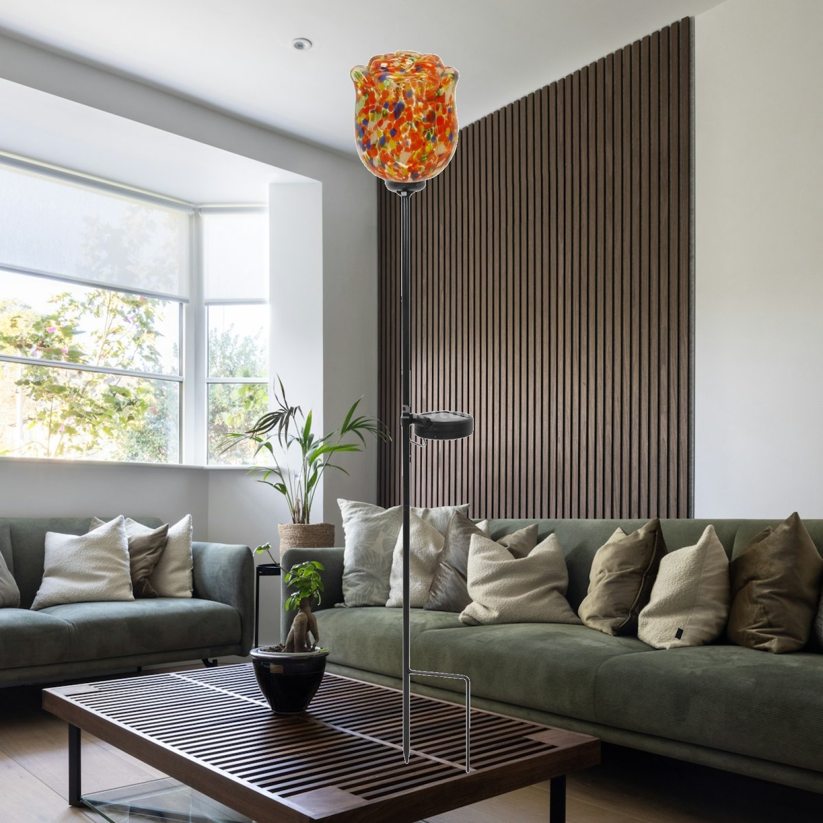 Outdoor Lighting Accent - Lampe solaire extérieure en forme de