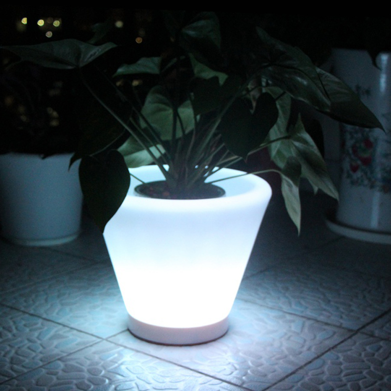 Outdoor Lighting Options - Pots de fleurs lumineux D28 *