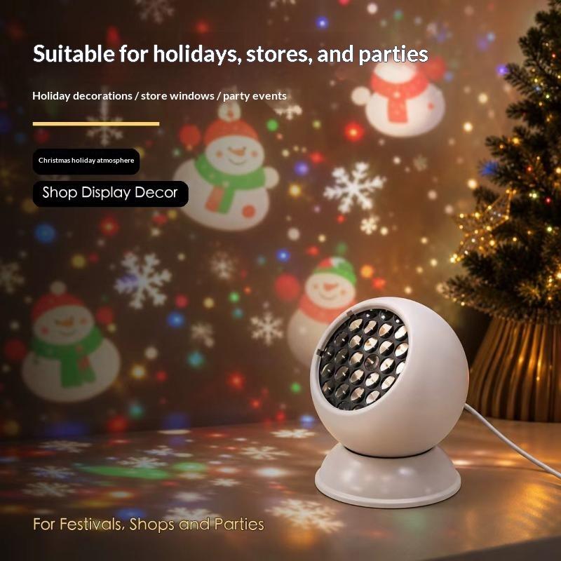 Xmas Outdoor Lighting Decorations - 360 ° Projecteur LED rotatif en