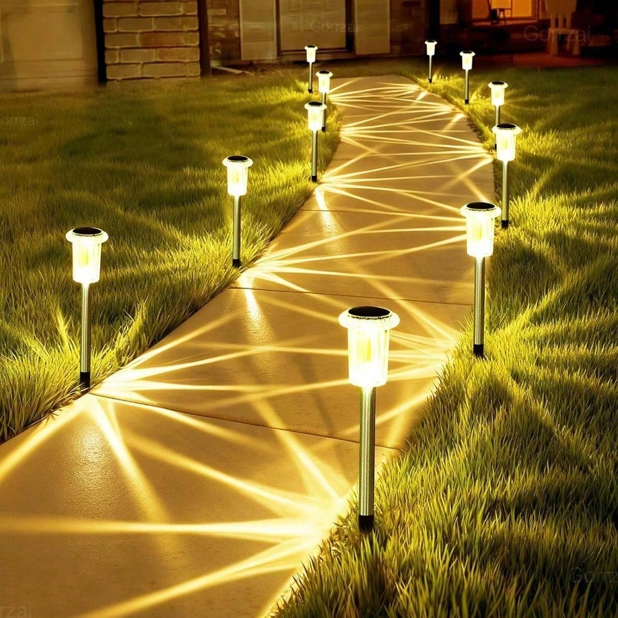 Outdoor Lighting Youtube - 4 lampes solaires de jardin en