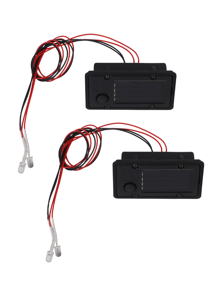 Outdoor Lighting Driveway - Boîtes lumineuses solaires de remplacement, 2