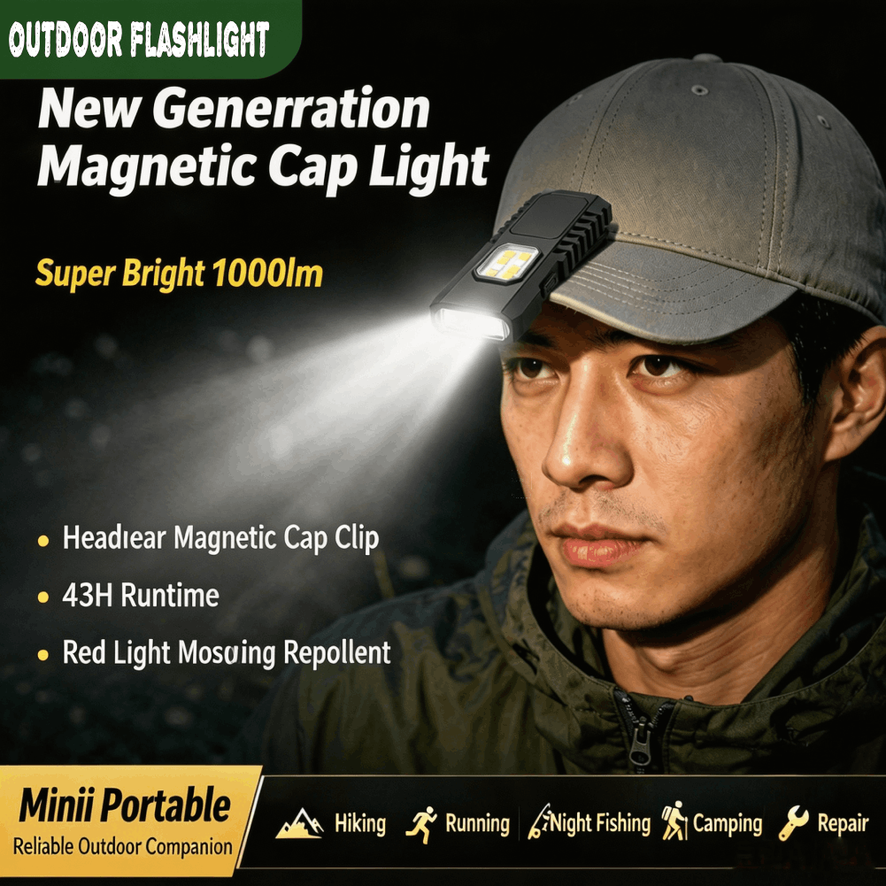 Outdoor Lighting Rechargeable - Lampe torche multifonctionnelle rechargeable par USB,