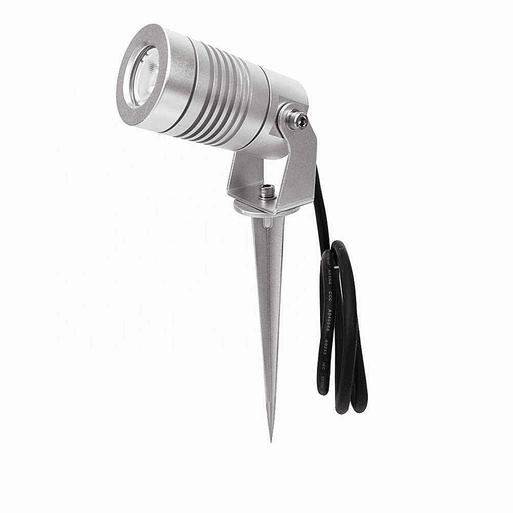 Outdoor Lighting Accent - Mini projecteurs LED 3W7W12W18W, argentés, étanches,