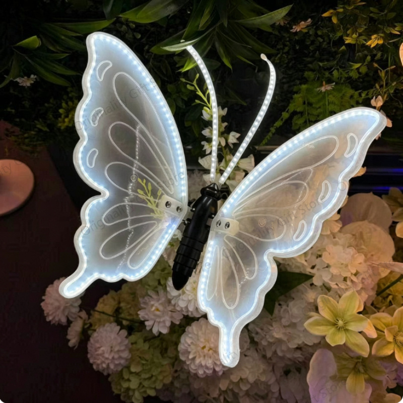 Outdoor Lighting Event - Lumières LED de simulation de papillons