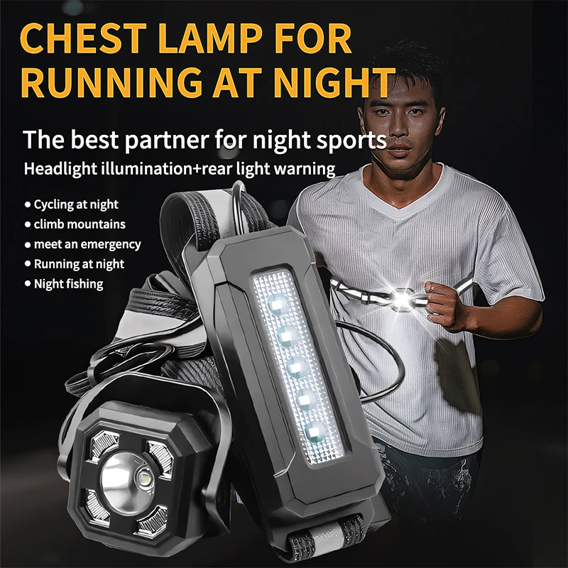 Outdoor Lighting Rechargeable - Veilleuse LED pour course à pied,