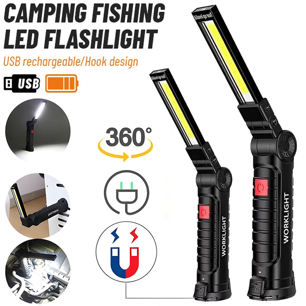 Outdoor Lighting B&Q - Lampe de poche LED COB, torche