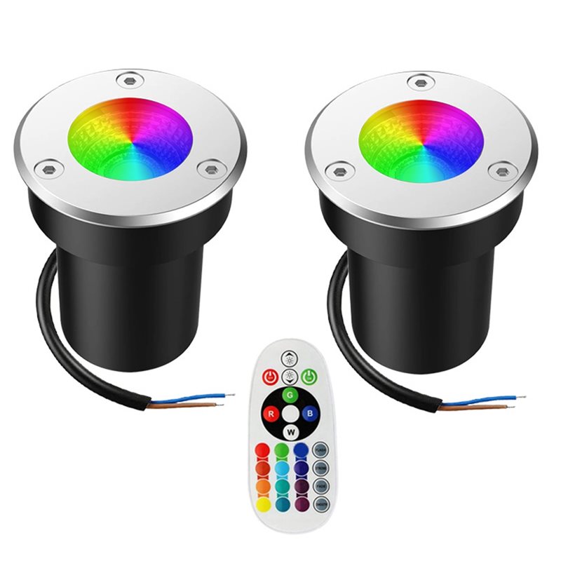 Outdoor Lighting Voltage - Lumière encastrée RGBW 12V Lumière de