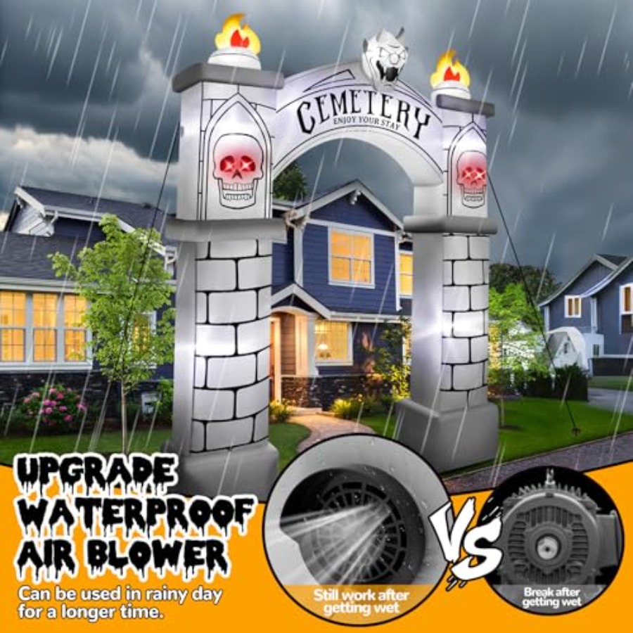 Arche gonflable d'Halloween de - Outdoor Lighting Event avis et prix