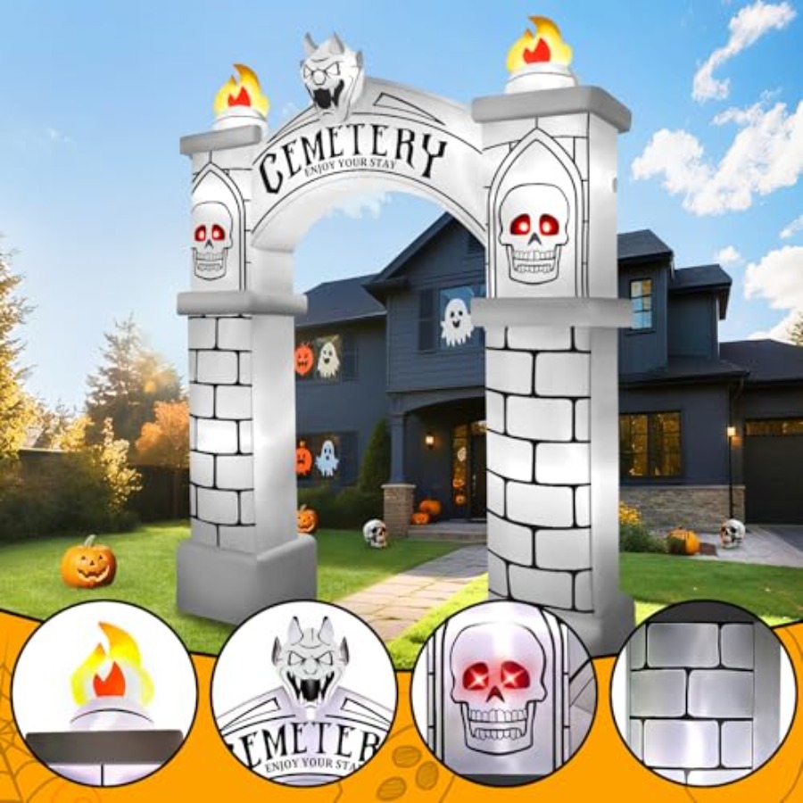 Arche gonflable d'Halloween de - Outdoor Lighting Event avis et prix