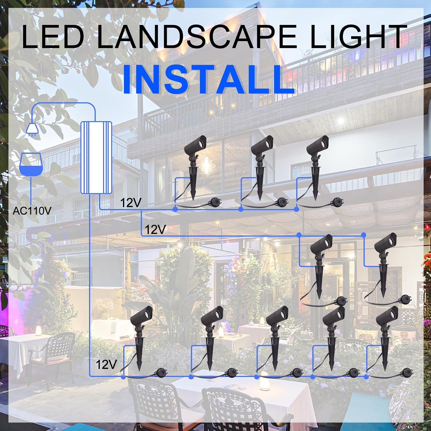Lampes LED paysagères basse te - Outdoor Lighting Voltage avis et prix
