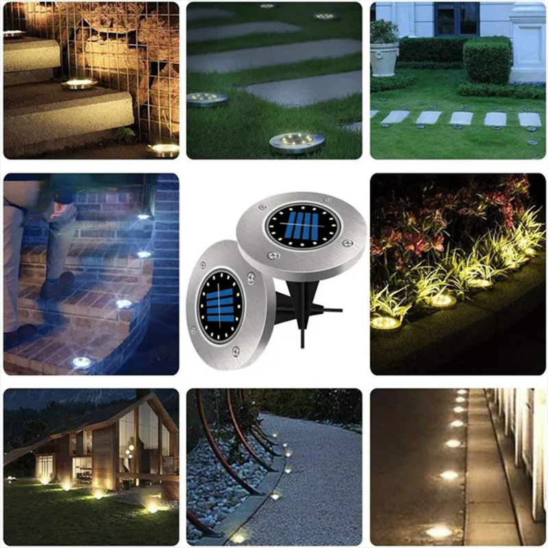 Lampes solaires encastrées au  - Deck Step Light avis et prix