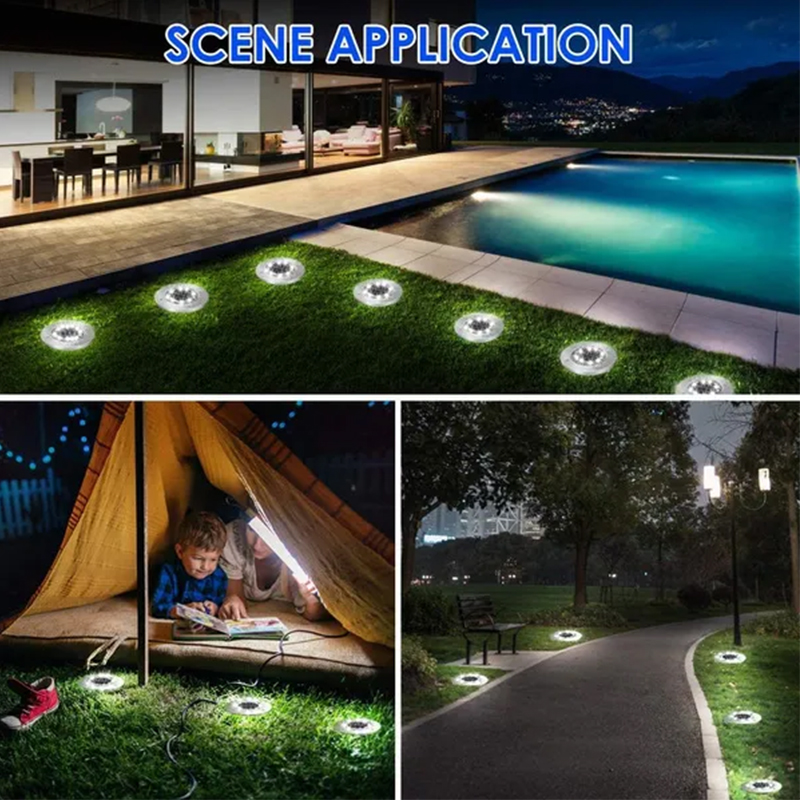 Lampes solaires encastrées au  - Deck Step Light avis et prix