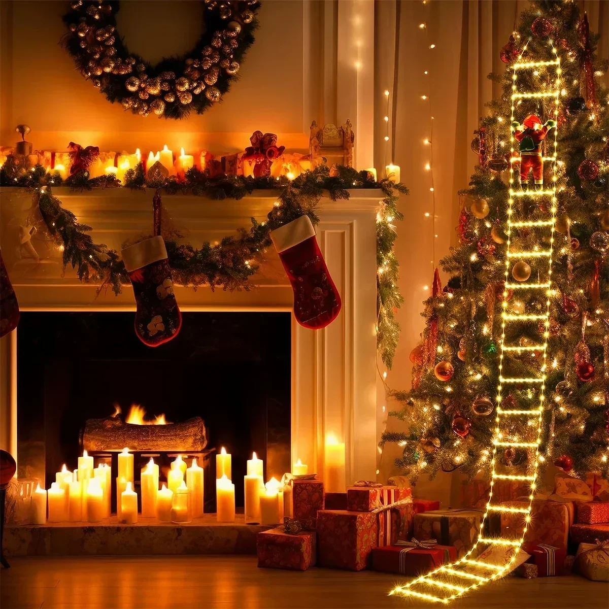 Lumière d'échelle LED pour la  - Xmas Outdoor Lighting Decorations avis et prix