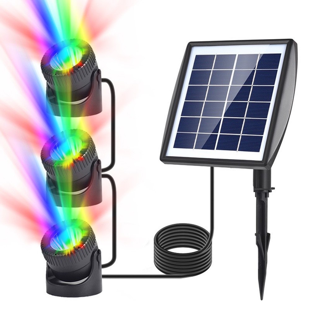 Lampes solaires RGB submersibl - Outdoor Lighting Options avis et prix