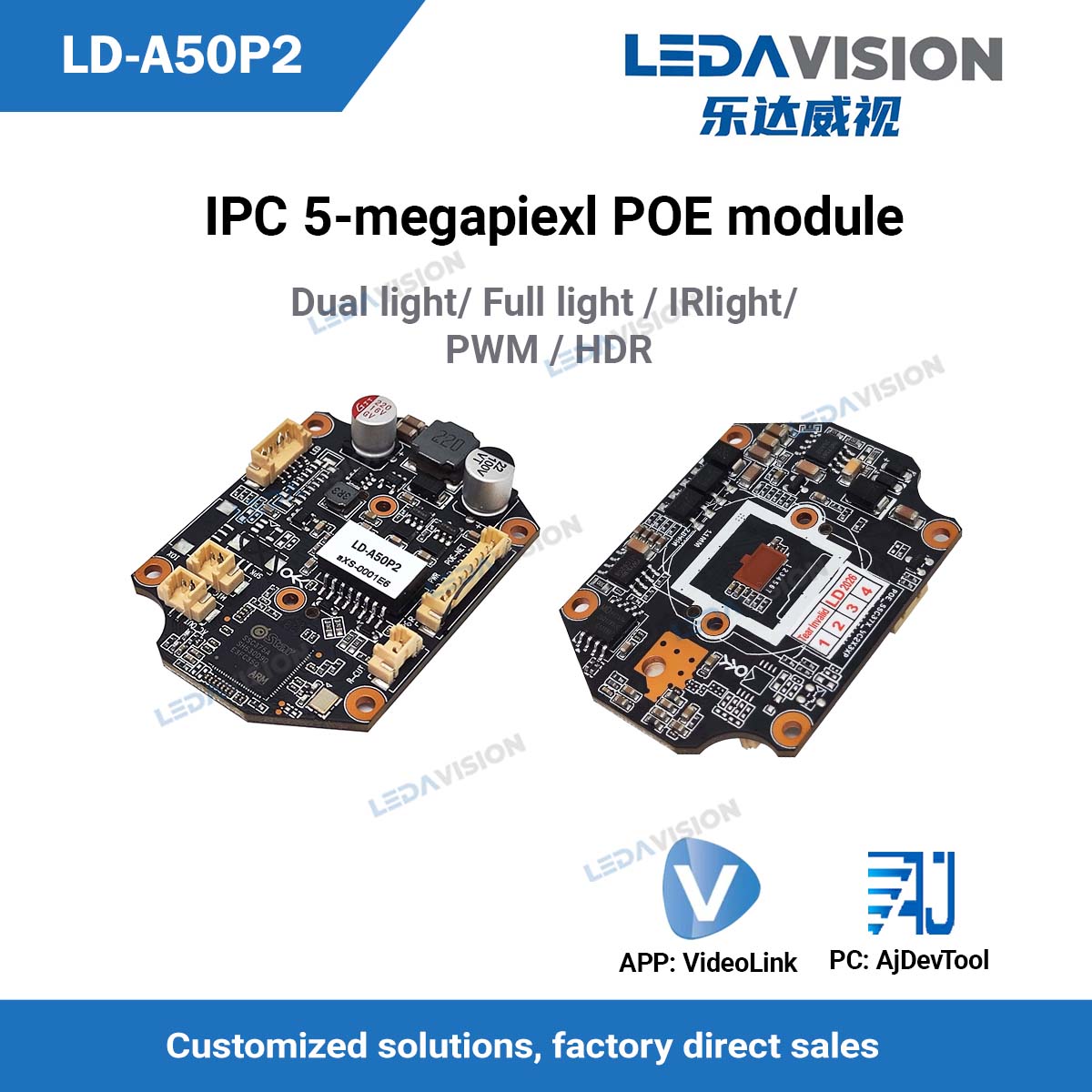 Module de caméra IP POE A50P2  - Outdoor Lighting No Electricity avis et prix