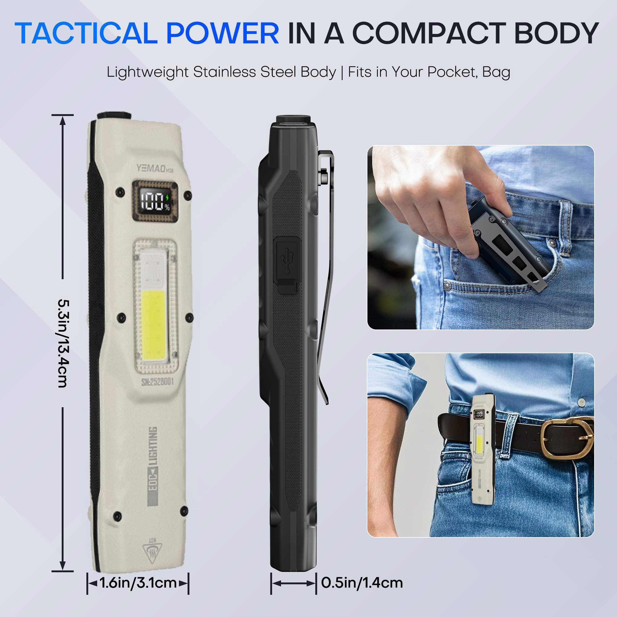 Portable 880LM YEMAO M28 Ultra - Outdoor Lighting B&Q avis et prix