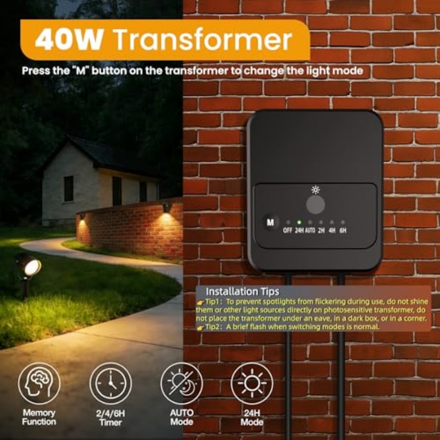Kit d'éclairage paysager, lamp - Outdoor Lighting Kits Low Voltage avis et prix