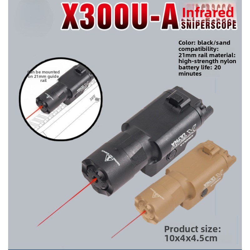 Lampe torche X300U-A compacte  - Outdoor Lighting Options avis et prix