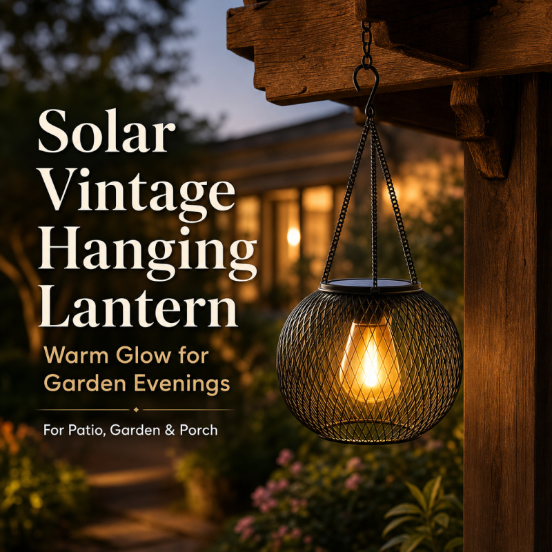Lampe solaire LED suspendue po - Outdoor Lighting B&Q avis et prix