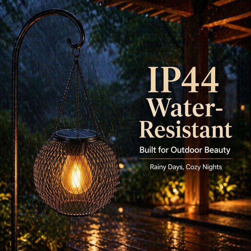 Lampe solaire LED suspendue po - Outdoor Lighting B&Q avis et prix