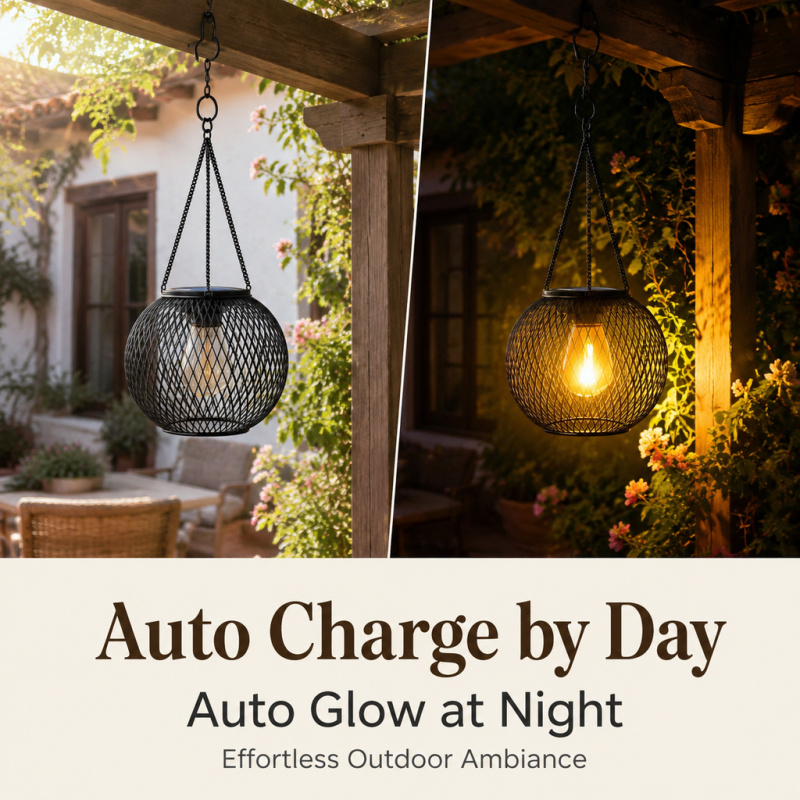 Lampe solaire LED suspendue po - Outdoor Lighting B&Q avis et prix