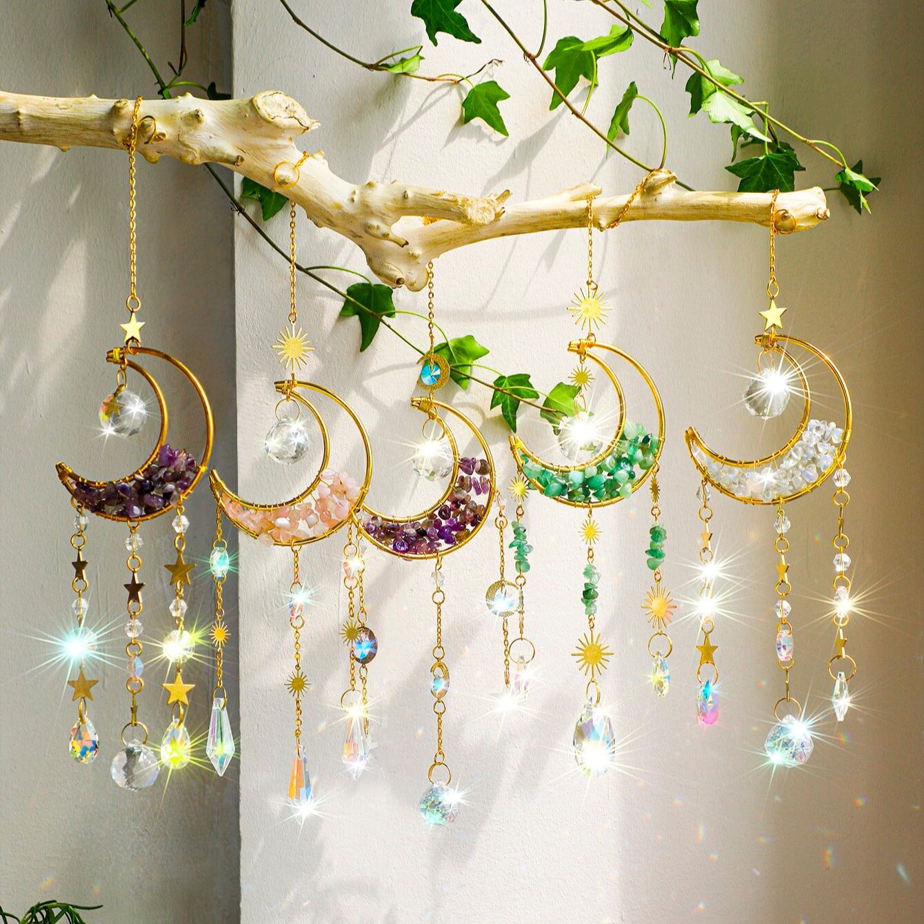 Attrape-soleil en cristal, lun - Xmas Outdoor Lighting Decorations avis et prix