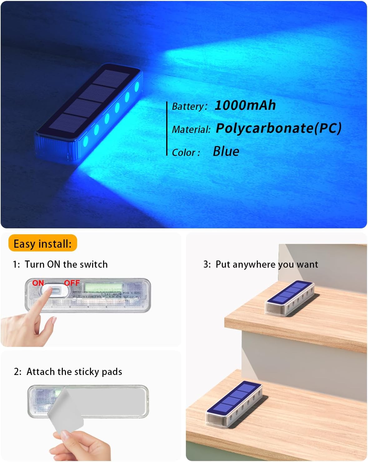 Lumières solaires extérieures  - Deck Step Light avis et prix