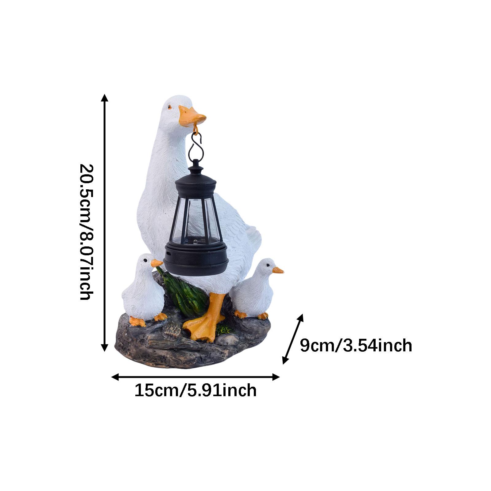 Ornement de canard blanc avec  - Outdoor Lighting Accent avis et prix