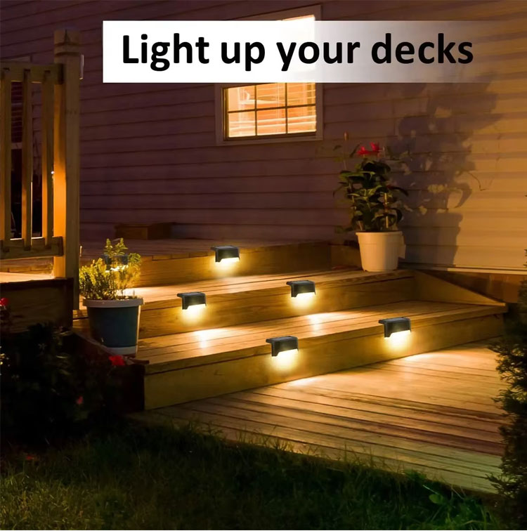 Lampe de clôture solaire étanc - Deck Step Light avis et prix
