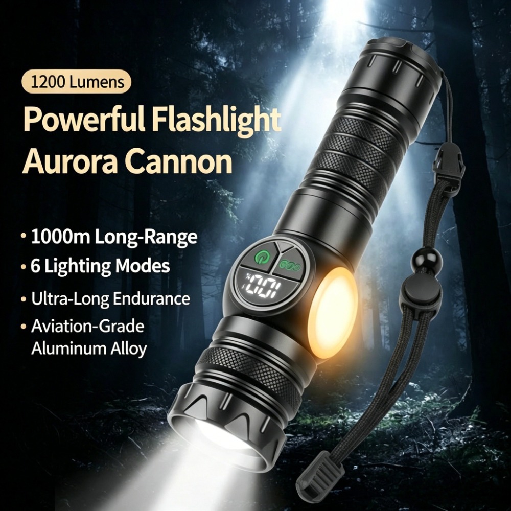 Lampe torche LED à lumière bla - Outdoor Lighting Types avis et prix