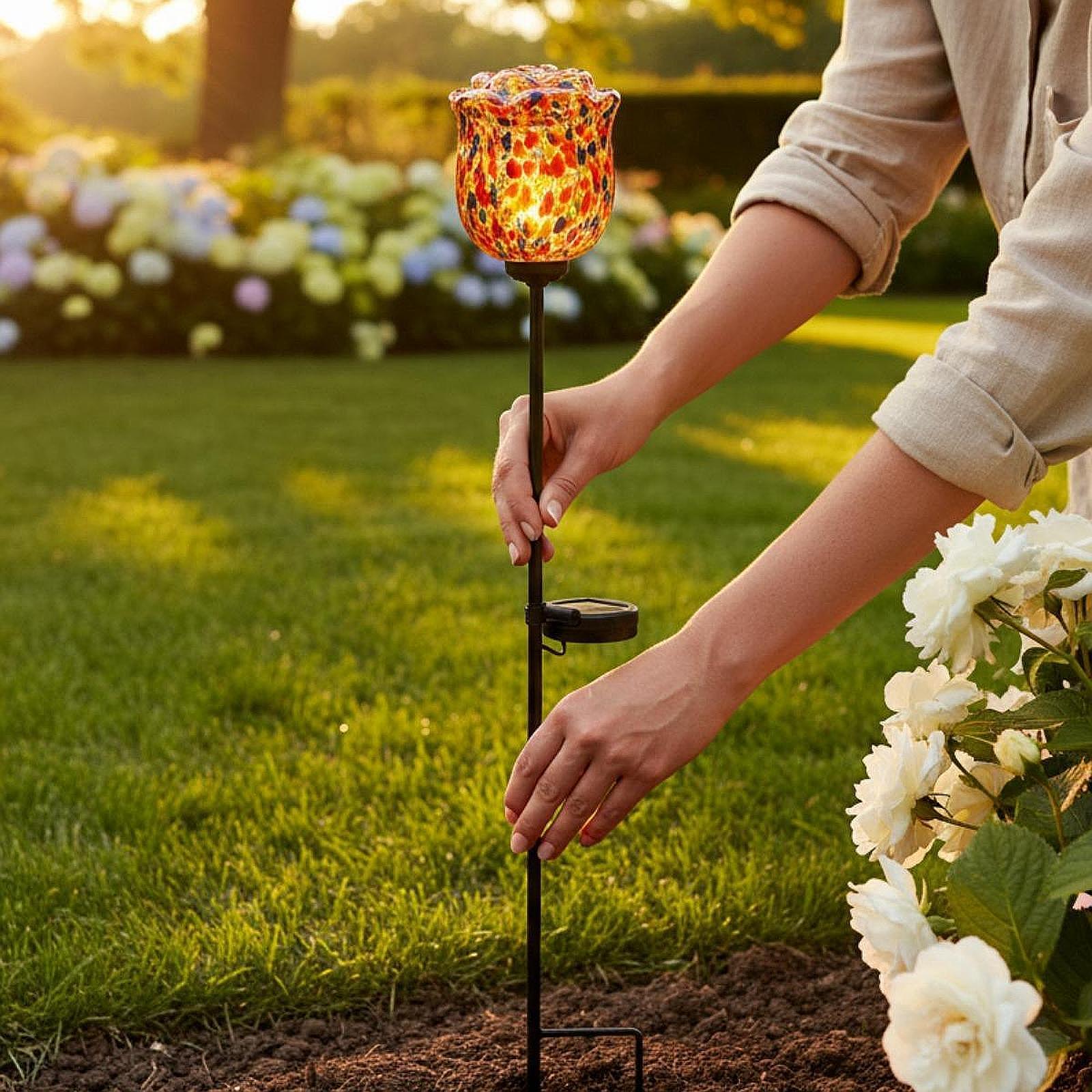 Lampe solaire extérieure en fo - Outdoor Lighting Accent avis et prix