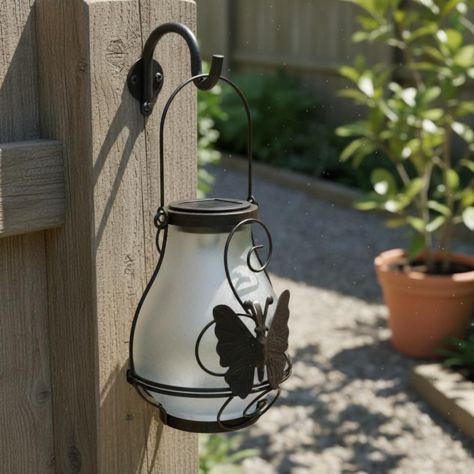Lanterne solaire en forme de p - Outdoor Lighting Decoration avis et prix
