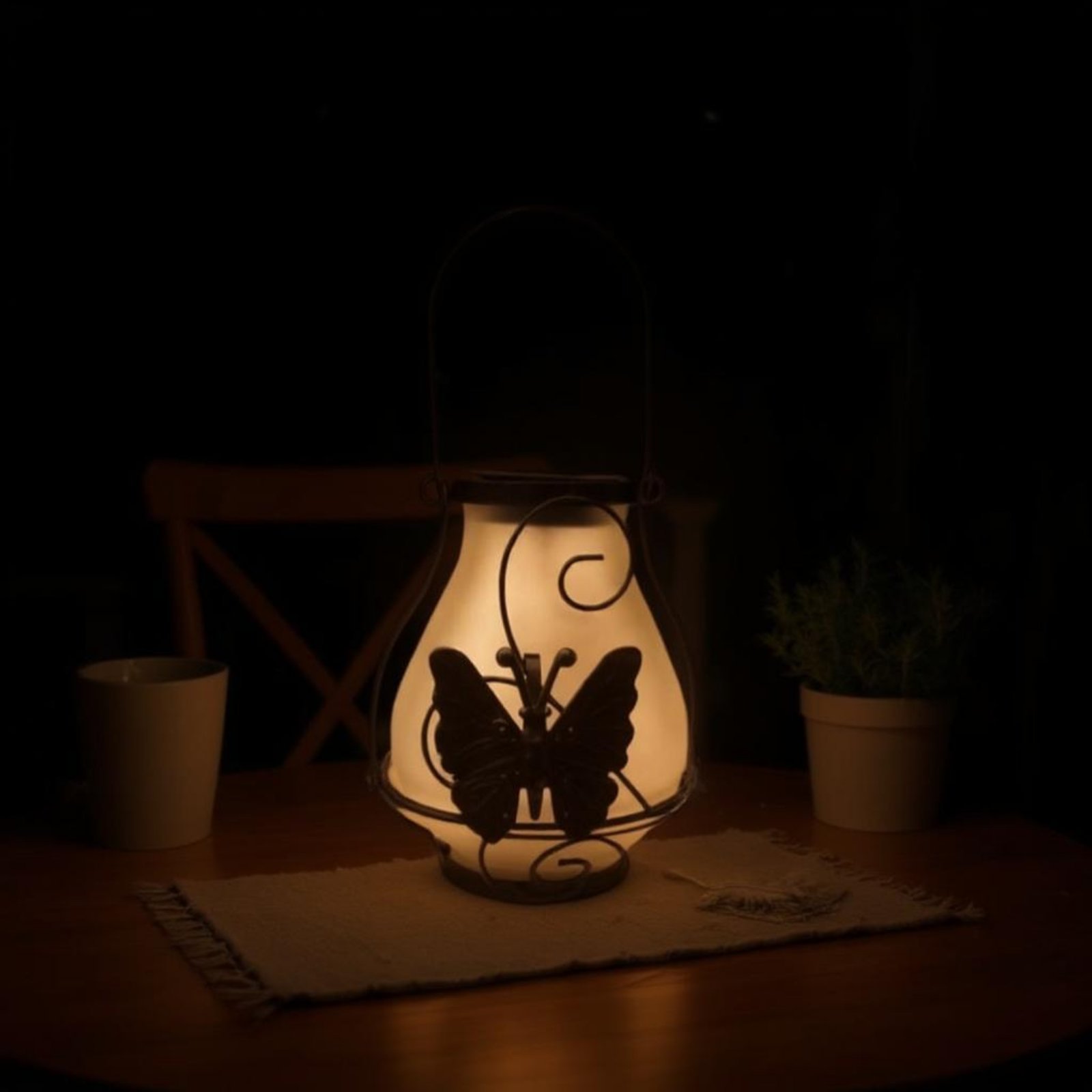 Lanterne solaire en forme de p - Outdoor Lighting Decoration avis et prix