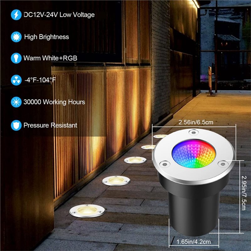 【NOUVEL AN】 Lumière encastrée  - Outdoor Lighting Voltage avis et prix