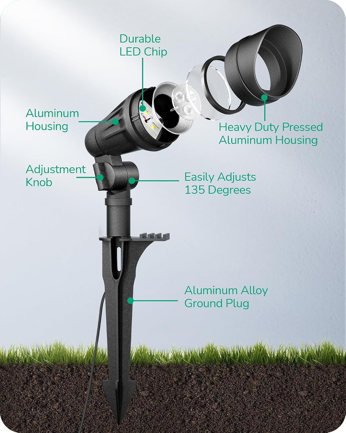 Projecteur basse tension en al - Outdoor Lighting Voltage avis et prix