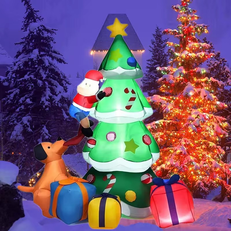 Sapin de Noël Gonflable Modèle - Xmas Outdoor Lighting Decorations avis et prix