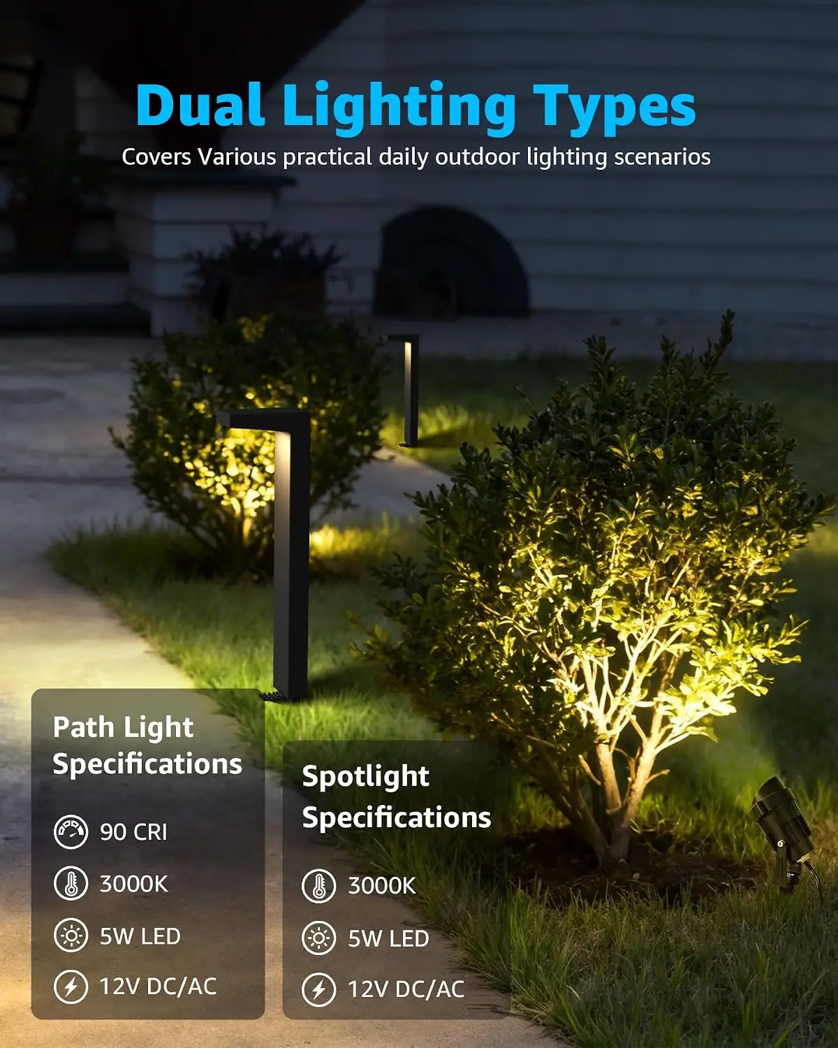 Kit d'éclairage paysager LED b - Outdoor Lighting Kits Low Voltage avis et prix