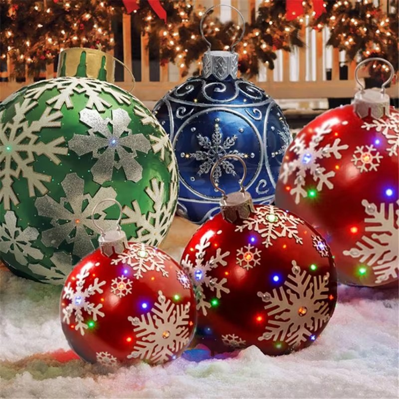 Boule gonflable décorative de  - Xmas Outdoor Lighting Decorations avis et prix