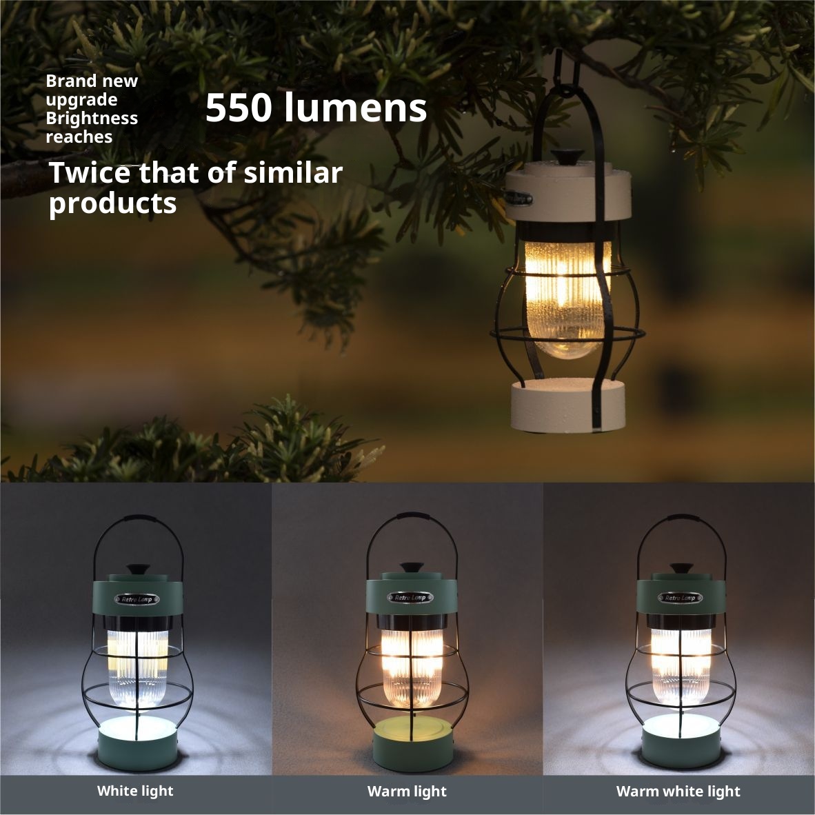 Lanterne de camping LED rechar - Outdoor Lighting Accent avis et prix
