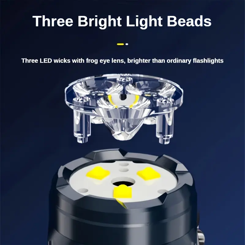 Mini lampe de poche 3LED avec  - Outdoor Lighting B&Q avis et prix