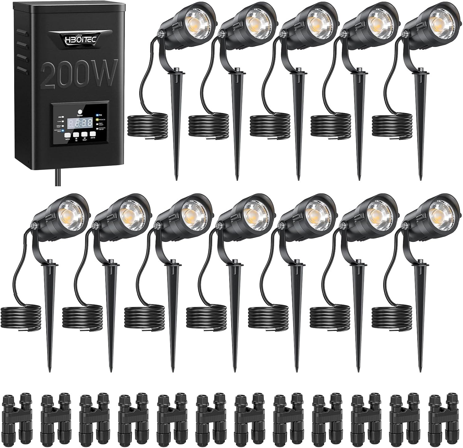 Kit d'éclairage paysager 12W,  - Outdoor Lighting Kits Low Voltage avis et prix