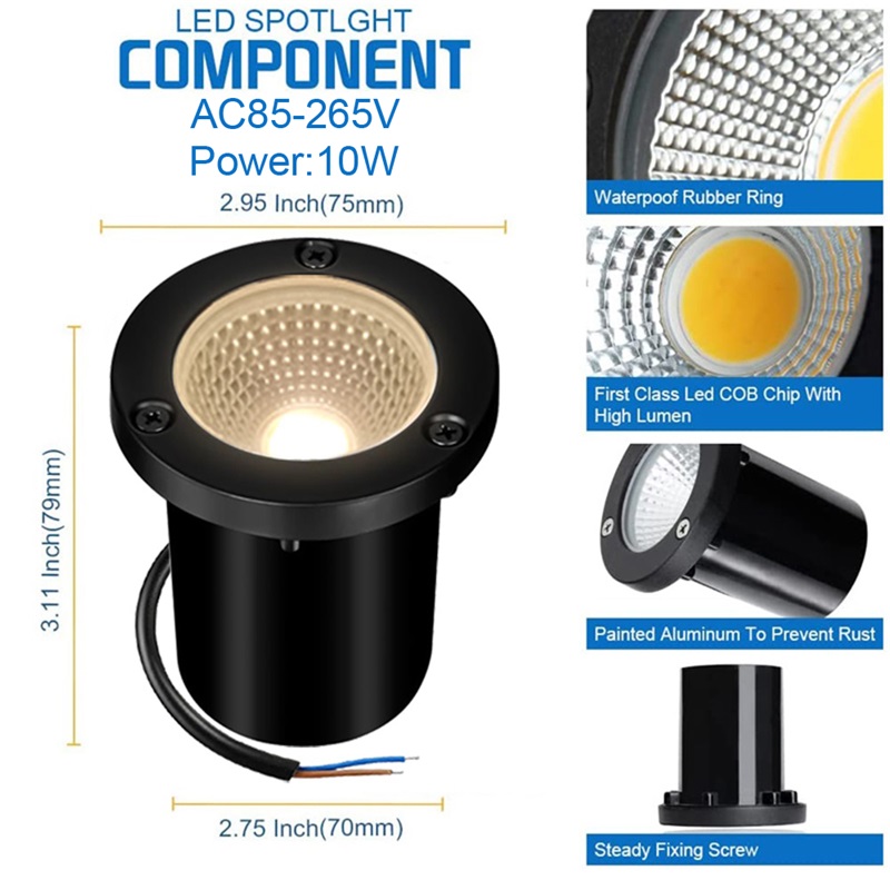 Lumière souterraine extérieure - Deck Step Light avis et prix