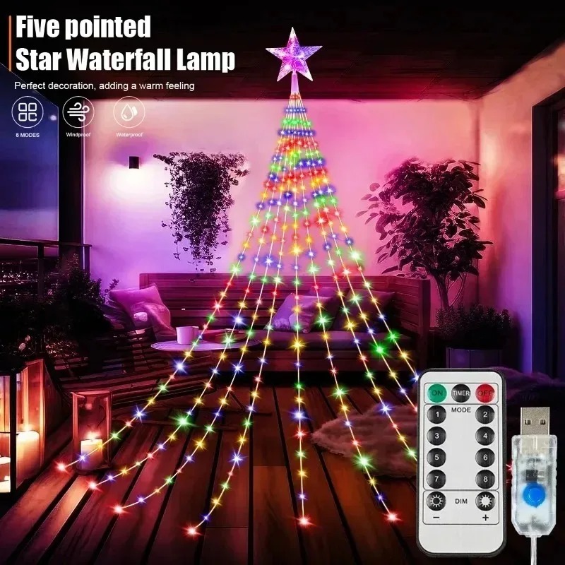 Guirlande lumineuse USB 200 LE - Xmas Outdoor Lighting Decorations avis et prix