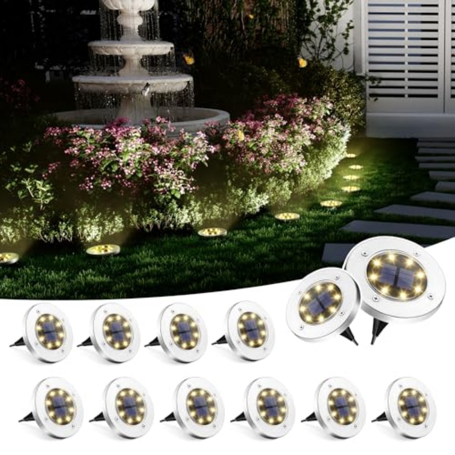Lampes solaires au sol, lampes - Outdoor Lighting Driveway avis et prix